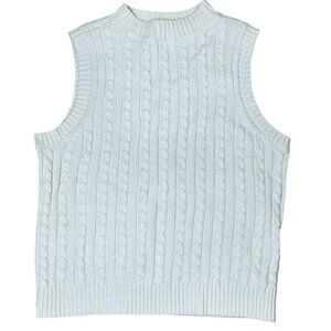 NORDSTROM BP Mock Neck Preppy Sweater Knit Vest Size Small